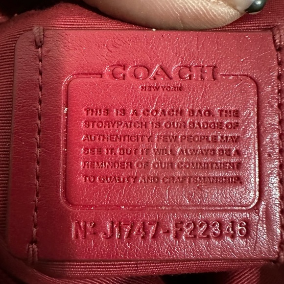 Coach Red Crossbody Bag - Picture 6 of 8